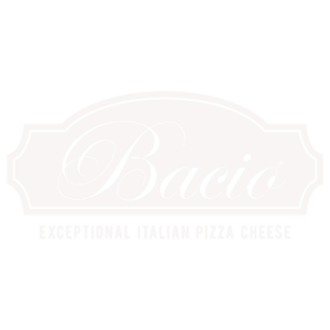 Bacio pizza cheese logo